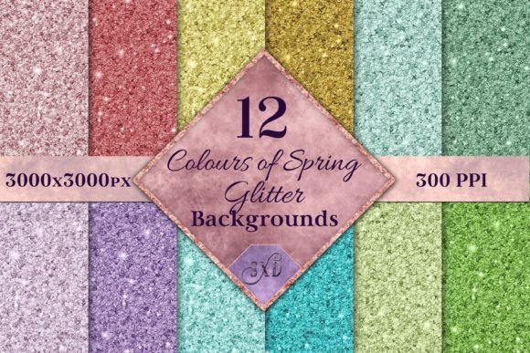 Bring Spring to Life with Glitter Backgrounds