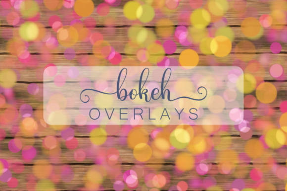 Decorative Bokeh Overlay Backgrounds for Creative Projects