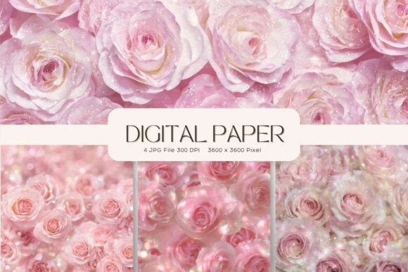 Flower Backgrounds Wall Art Wallpaper_1: A Digital Asset for Designers