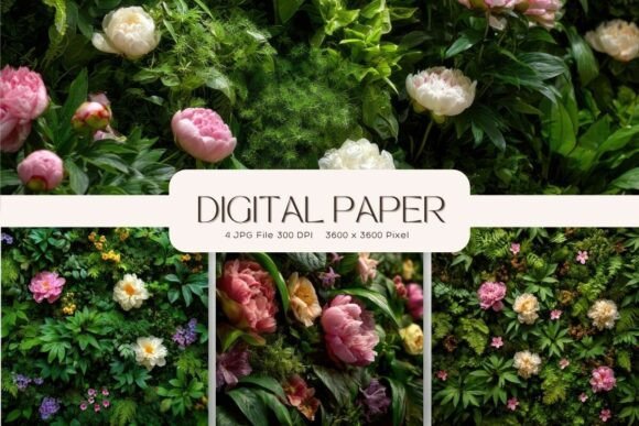 Flower Backgrounds Wall Art Wallpaper_57: A Designer's Digital Canvas