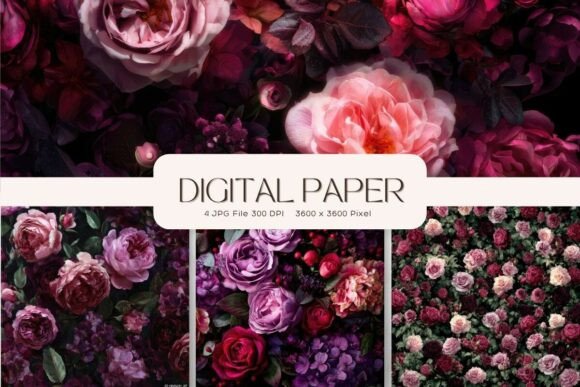 Flower Backgrounds Wall Art Wallpaper_84: A Designer's Floral Toolkit