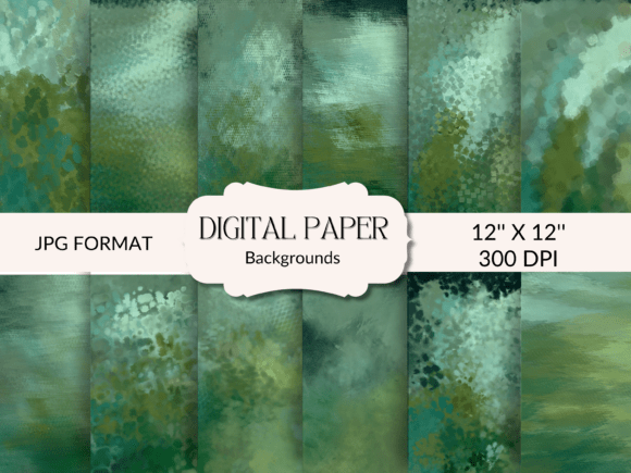 Green Abstract Backgrounds: Infusing Texture and Life into Your Projects
