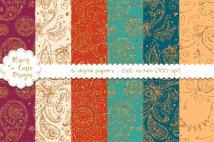 Paisley Glitter Backgrounds – Boho: More Than Just a Font