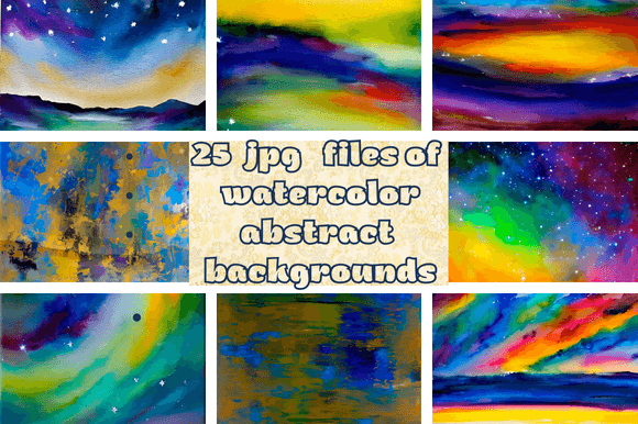 Unlock Creative Projects with Watercolor Abstract Backgrounds